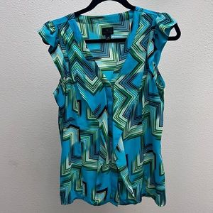 [ Worthington] Teal blouse